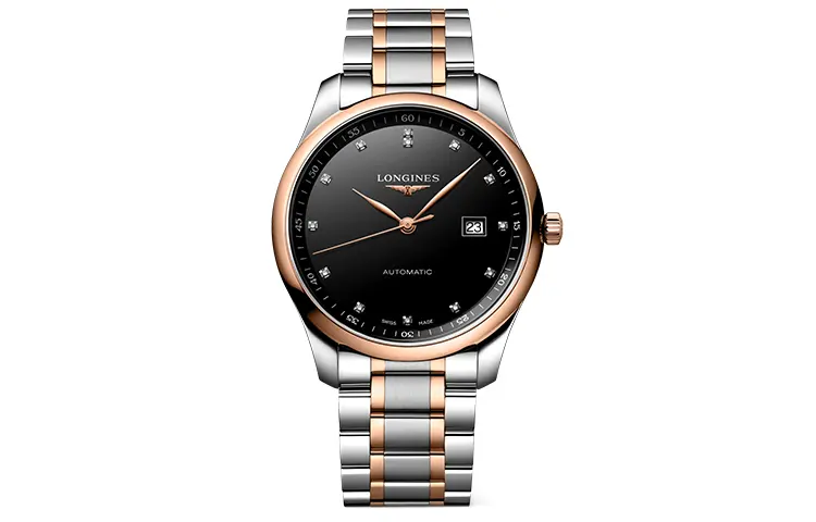 LONGINES Master Collection Automatic Mechanical Movement 30m Waterproof Unisex Watch 42mm Black Dial