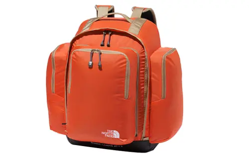 THE NORTH FACE 46L Camping Bag Backpack Outdoor Bag Nylon Orange Unisex