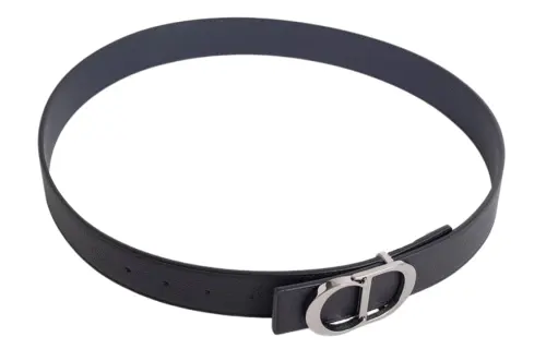 DIOR Leather Belts Men's Width 3.5cm