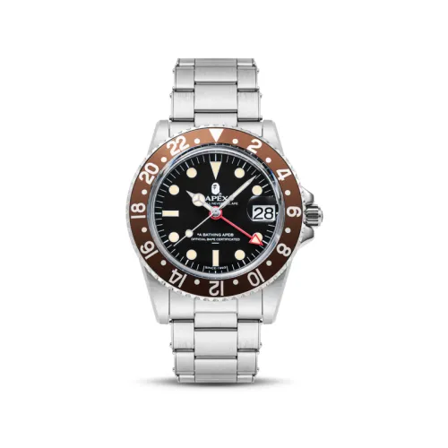 Bape Classic Type 2 Bapex Watch Brown
