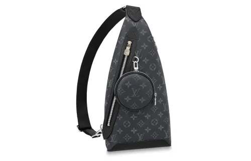 LOUIS VUITTON Duo Sling Bag Black