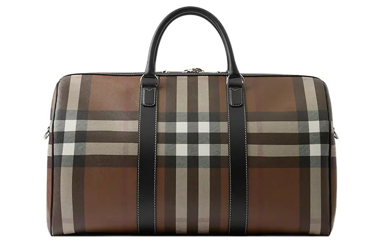 Burberry Calfskin Decoration Shoulder Bag, Crossbody Bag, Handbag Large Men's Multicolor