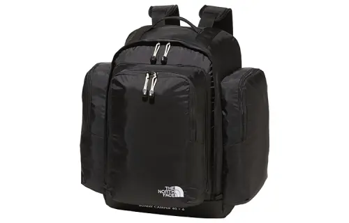 THE NORTH FACE 46L Backpack Outdoor Bag Recycled Nylon Black Unisex