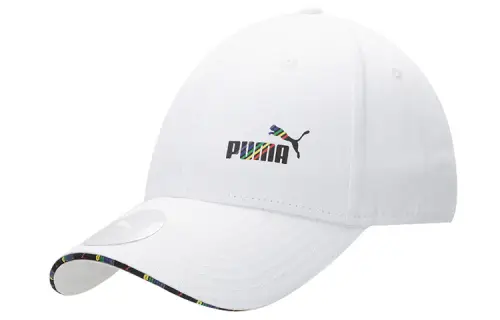 PUMA Athleisure Cotton Baseball Caps Unisex White