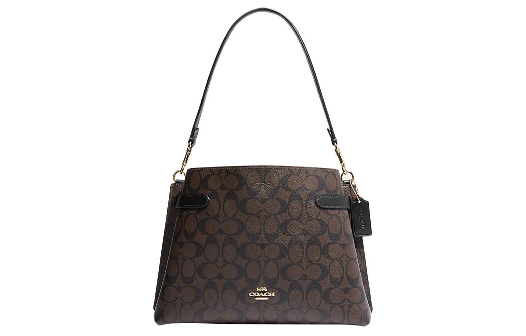COACH Hanna PVC Shoulder Bags Large Women's Multicolor