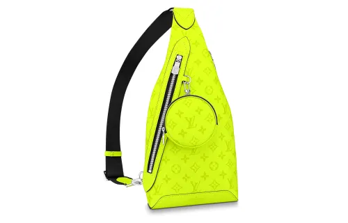 LOUIS VUITTON Duo Sling Bag Neon Yellow