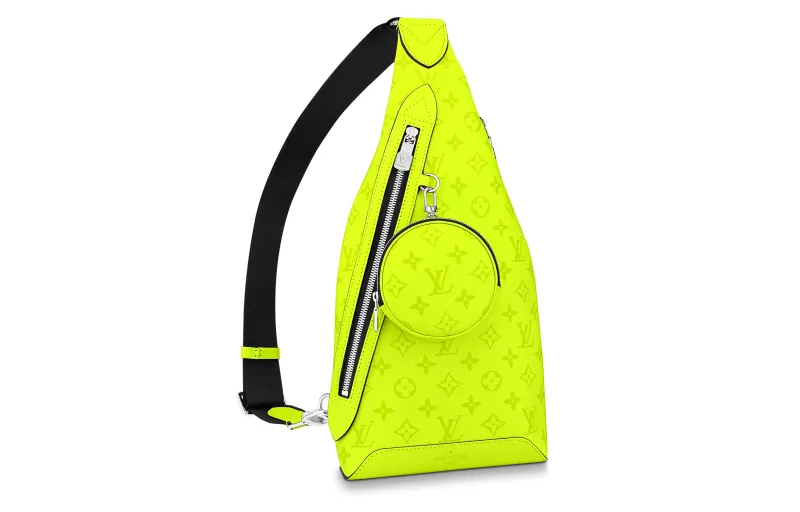 LOUIS VUITTON Duo Sling Bag Neon Yellow