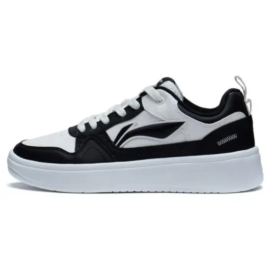 LINING Line 2.0 At The Beginning Skateboard Shoes Women's Low-Top White Black