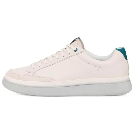 UGG Stylish Skateboarding Shoes Men Low-top White/Deep Teal