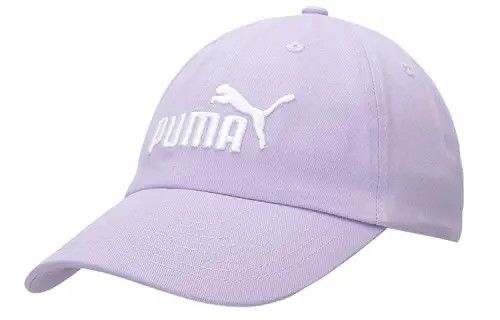 PUMA Cotton Baseball Caps Unisex Purple