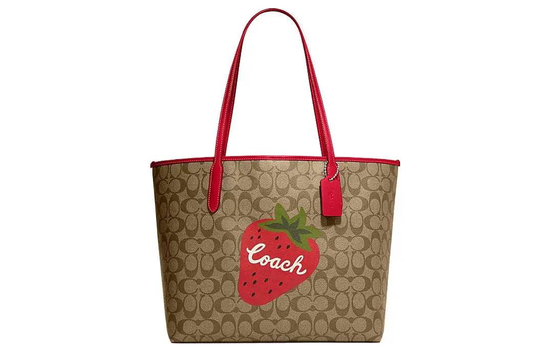 COACH City PVC Shoulder Bags Large Women's Multicolor
