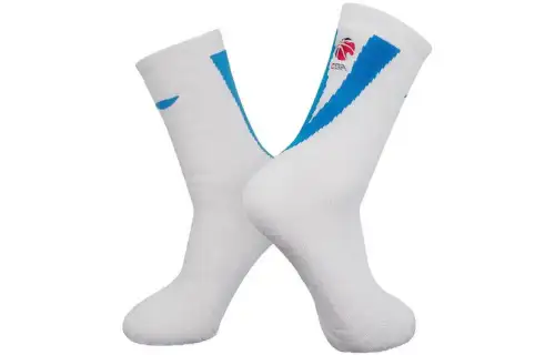 Li Ning, basketball sports knee socks, blue set, mid-length, for beloved