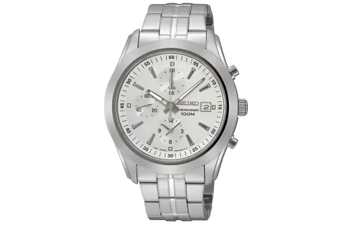 SEIKO Chronograph Series ['100', 301050]m Waterproof Quartz Movement Stainless Steel Strap Watch