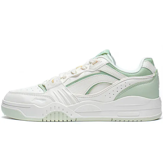 LINING Yuebai Casual Shoes Women's Low-Top White/Green
