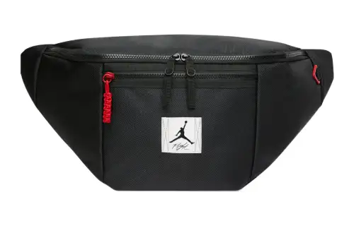 Jordan Polyester One Shoulder Crossbody Fanny Pack Regular Men's Black