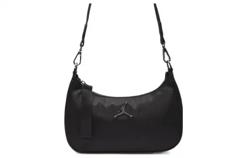 Jordan Nylon Crossbody Bag, Shoulder Bag Regular Unisex Black