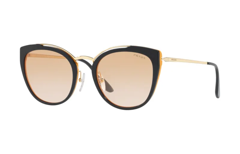 PRADA Sunglasses Women's Gold/Black