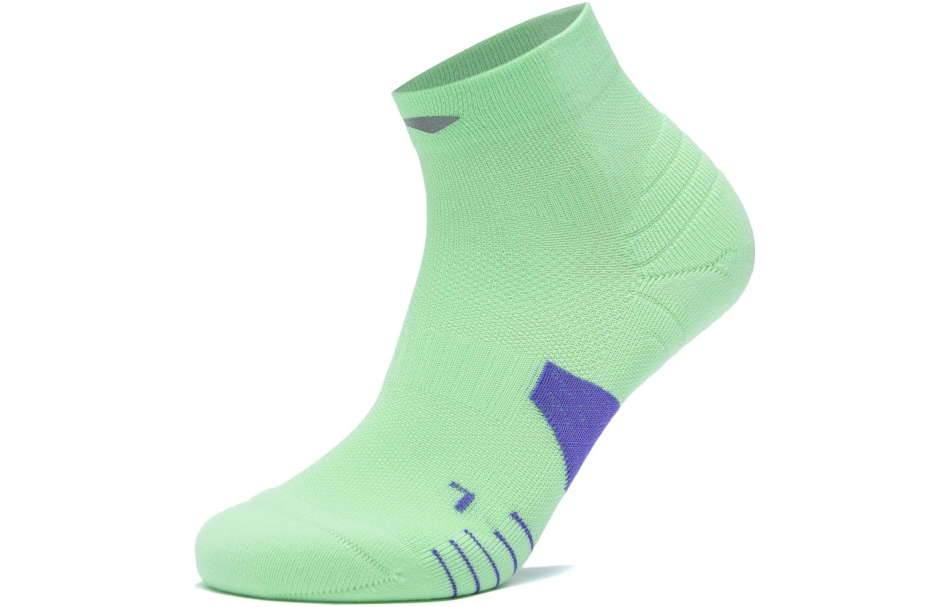 Li Ning Ankle Socks Unisex 1 Pack Fluorescent Light Cyan