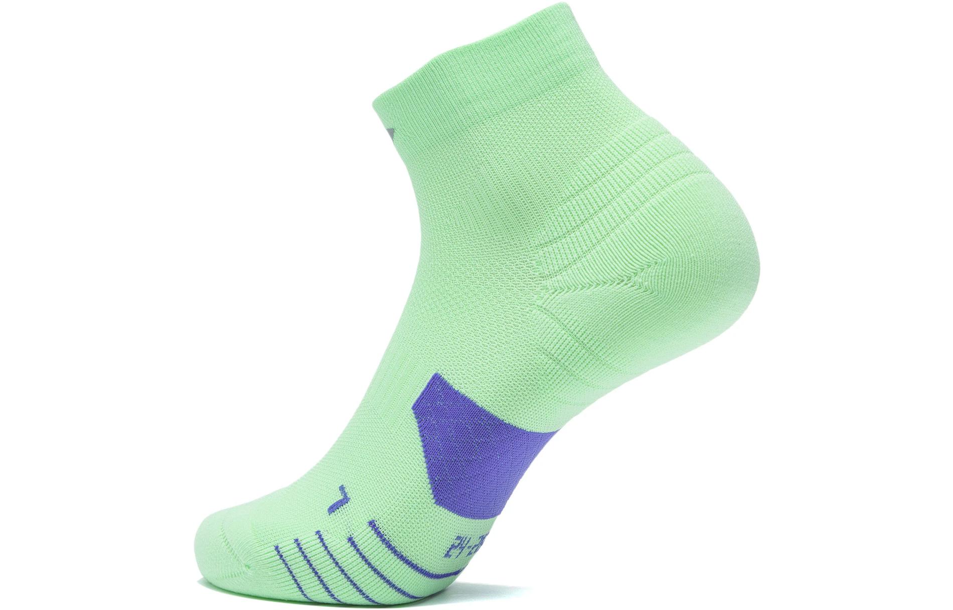 Li Ning Ankle Socks Unisex 1 Pack Fluorescent Light Cyan