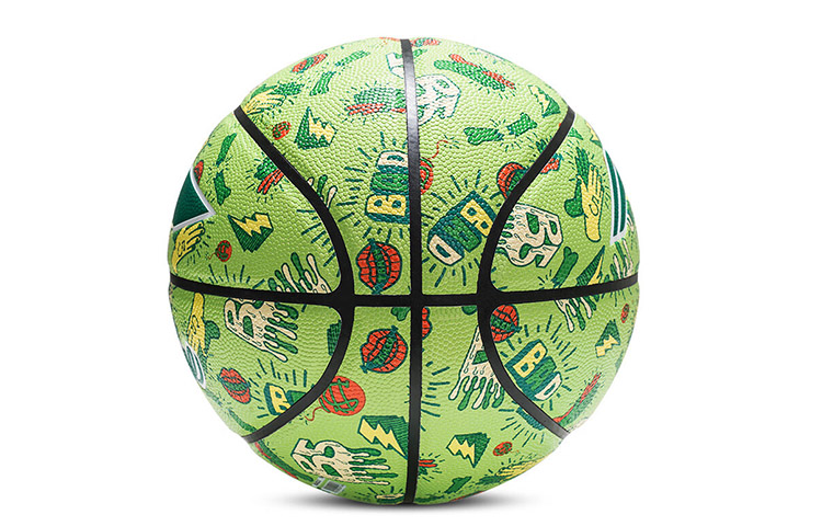 Li Ning Pu Basketball Slip Resistant Abrasion Resistant Green Size 7 Training Unisex