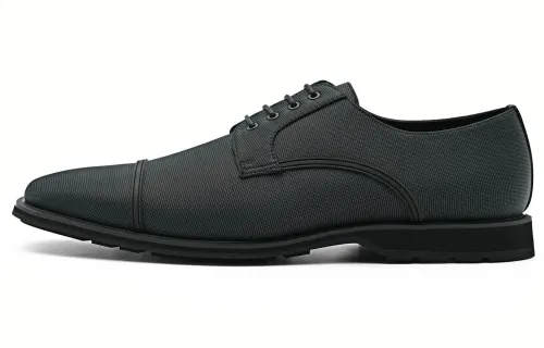 PEDRO Microfiber leather lace-up business formal leather shoes for men