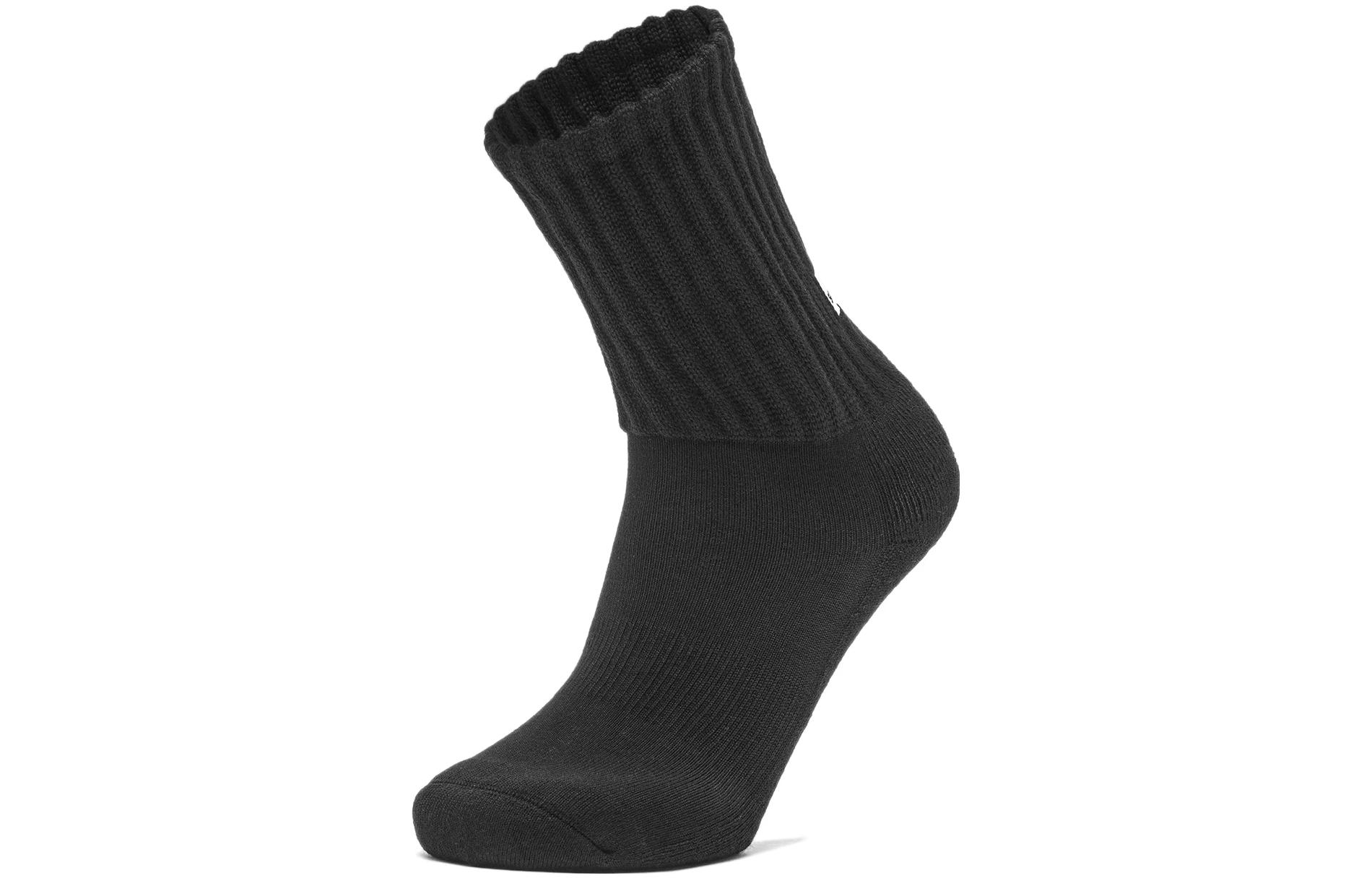 Li Ning Crew Socks Unisex Black