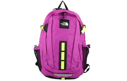 THE NORTH FACE 33.6L Athleisure Backpack Double Shoulder Outdoor Bag Nylon Purple Women's