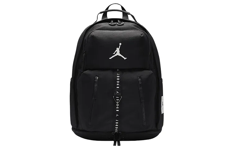 Jordan Polyester Backpack Regular Unisex Black