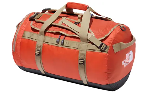 THE NORTH FACE 50L Handbag, Shoulder Bag, Crossbody Bag, Travel Bag, Outdoor Bag Nylon Orange Unisex