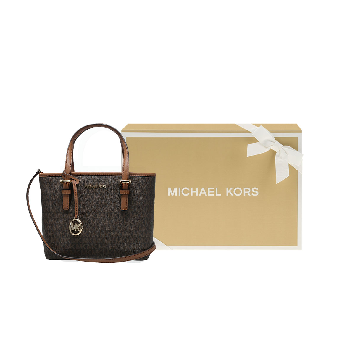 MICHAEL KORS  MK Jet Set Logo  Tote