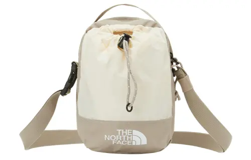 THE NORTH FACE 1L Shoulder Bag, Crossbody Bag, Outdoor Bag Recycled Nylon Light Beige Unisex