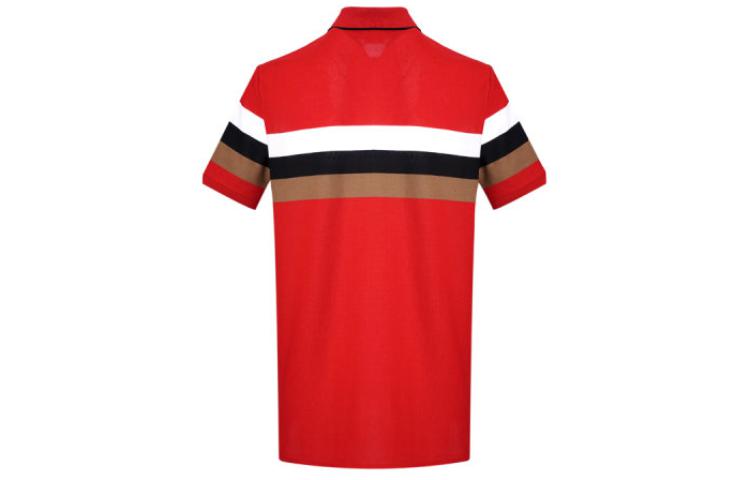 Мужская футболка Burberry Polo (белый) — фото 2