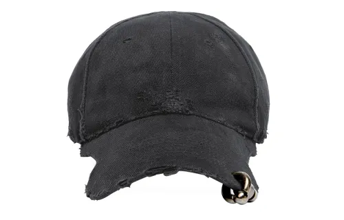 Piercing distressed cap