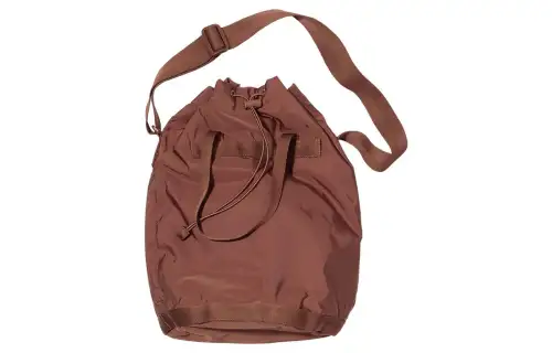 UNIQLO U Collection Polyamide Bucket Bag, Handbag, Shoulder Bag, Crossbody Bag Regular Unisex Light Umber