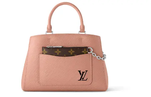 LOUIS VUITTON Epi Grain Cow Leather Shoulder Bag, Crossbody Bag, Handbag Small Women's Rose Pink