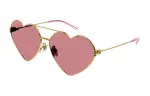 GUCCI Geometric Frame Sunglasses