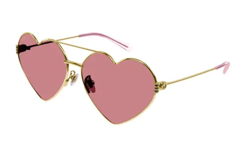 GUCCI Geometric Frame Sunglasses