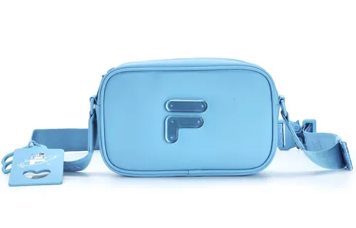 FILA FUSION PVC Shoulder Bag Regular Unisex Blue