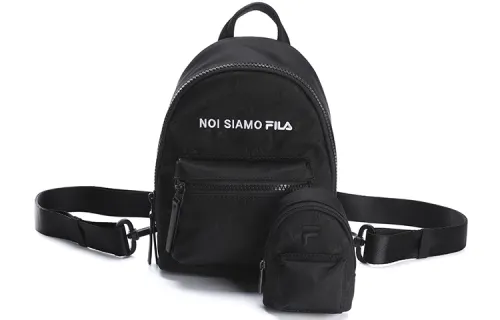 FILA FUSION Fabric Backpack Regular Women's Pitch Black