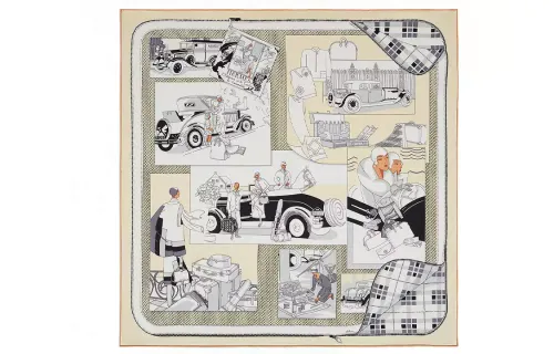 HERMES Scarves Unisex Multicolor