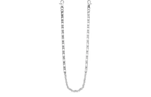 Balenciaga Pants Chains Unisex Silver