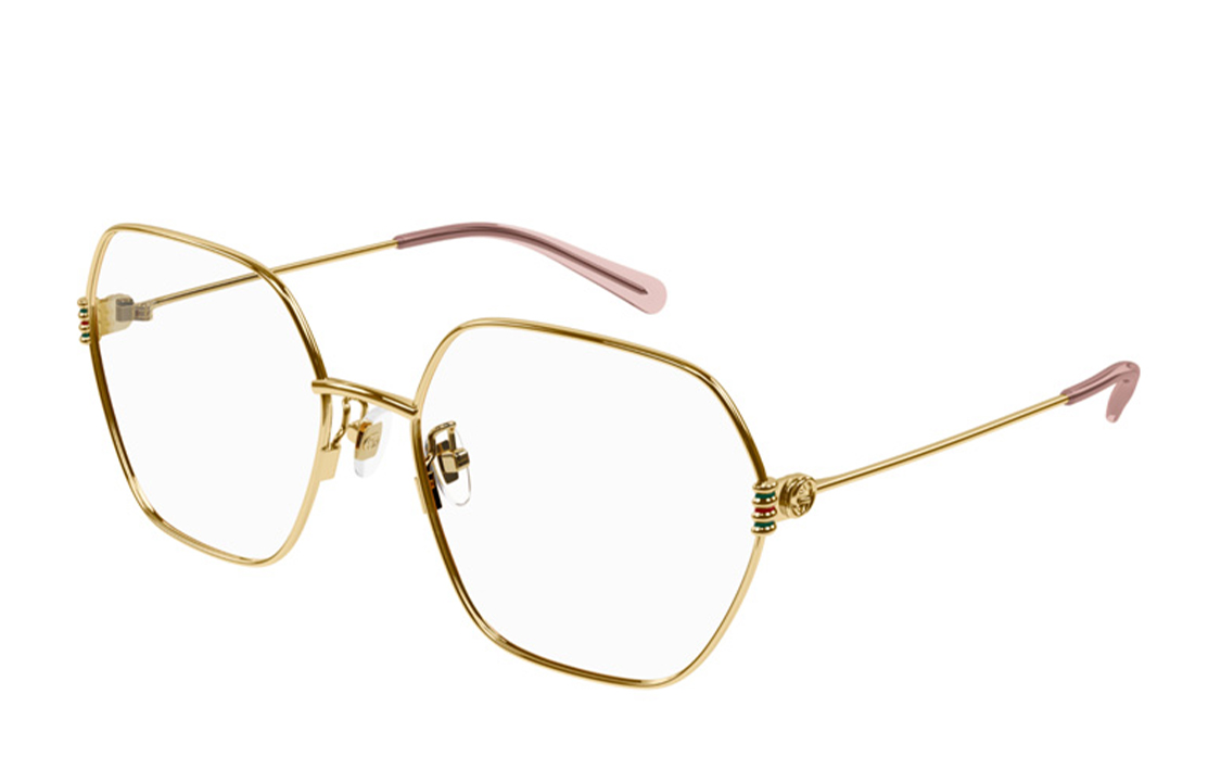 Женские очки Gucci Optical Glasses (золотые)