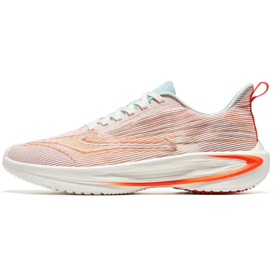 Erke Running Shoes Men Low-Top Microcrystal White/Clear Blue