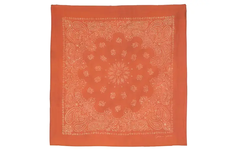 Golden Goose Knit Scarves Men's Orange