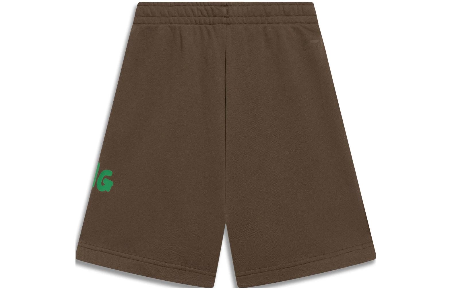 Li Ning Sports Fashion Collection Sports Shorts Women’s Mink Fur Brown Moderate A Line