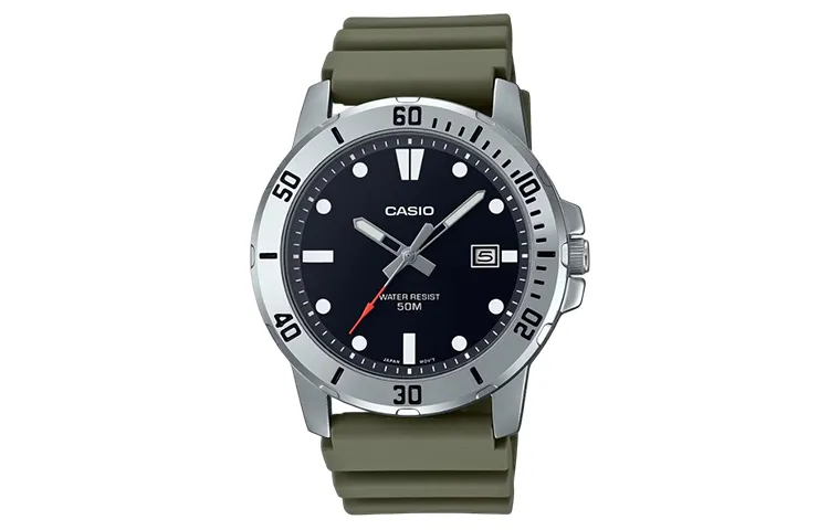CASIO Men Standard Series 45mm Black Watch MTP-VD01-3EV