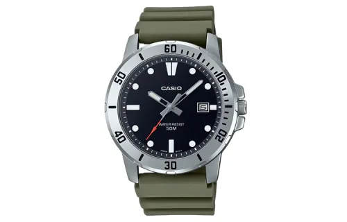CASIO Men Standard Series 45mm Black Watch MTP-VD01-3EV