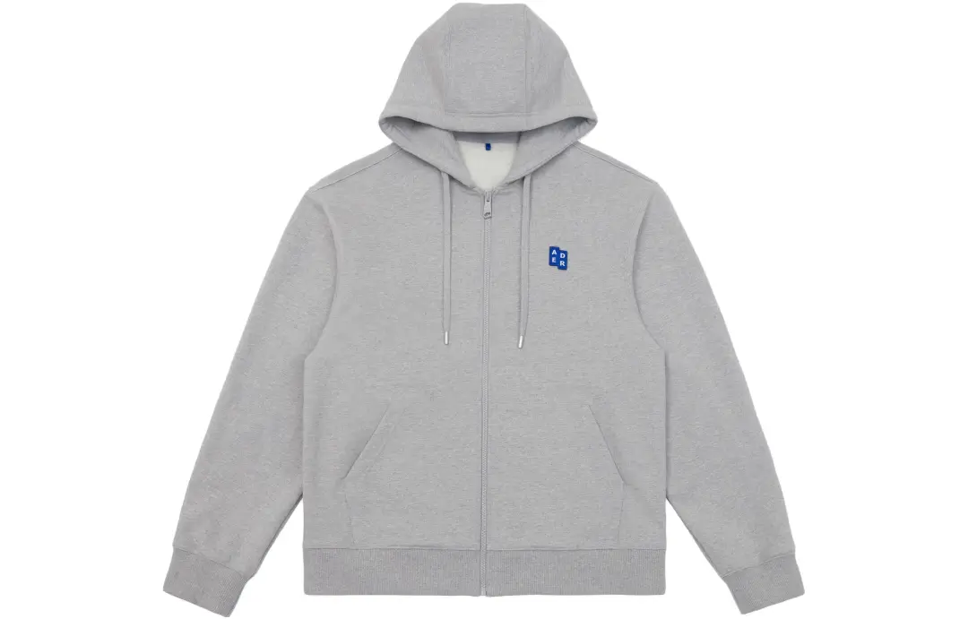 Ader Error logo-appliqué cotton hoodie