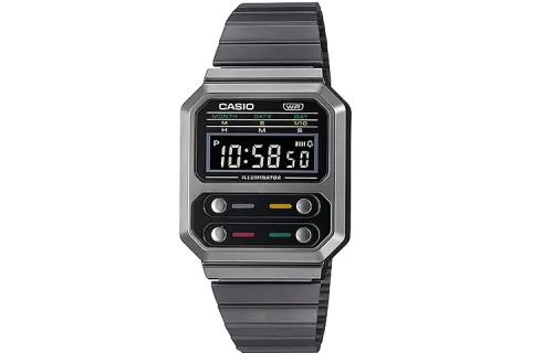 CASIO Women's VINTAGE Series Gray Watch A100WEGG-1A