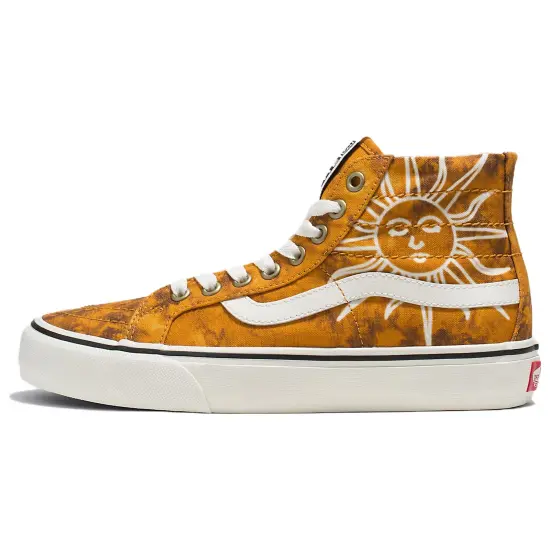 Vans SK8 Skateboarding Shoes Unisex High-top Brown/white